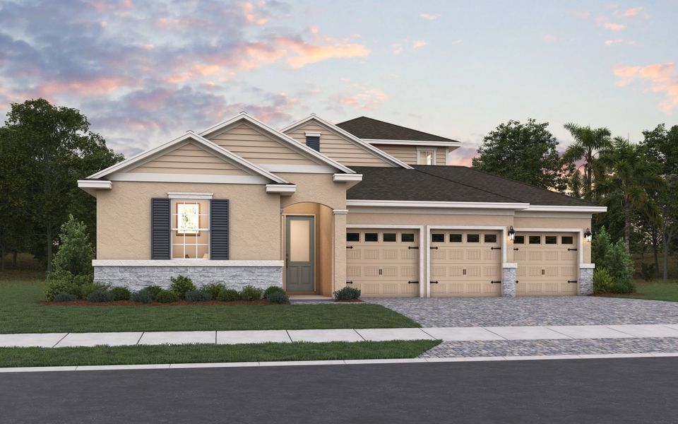 Anna Maria with Bonus 3 Car Garage New Home in St. Cloud, FL.  - Slide 3