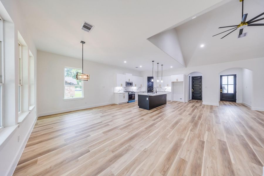 Beautiful light fixtures throughout the home add elegance, style, and a warm, inviting ambiance to every room. Beautiful light fixtures throughout the home add elegance, style, and a warm, inviting ambiance to every room.