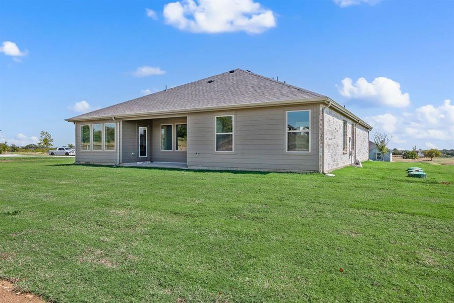 Exterior details and patio area of a home in Gatlin Ranch, Springtown (Image 17). Exterior details and patio area of a home in Gatlin Ranch, Springtown (Image 17).