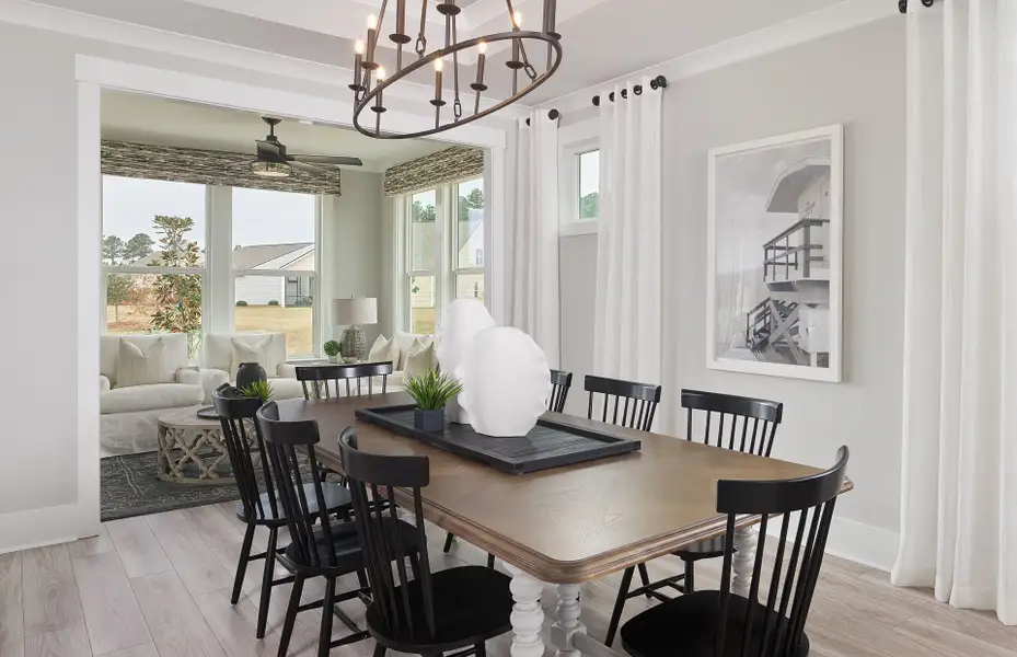 Furnished interior view inside a new home in Grand Arbor, Blythewood (Image 7).