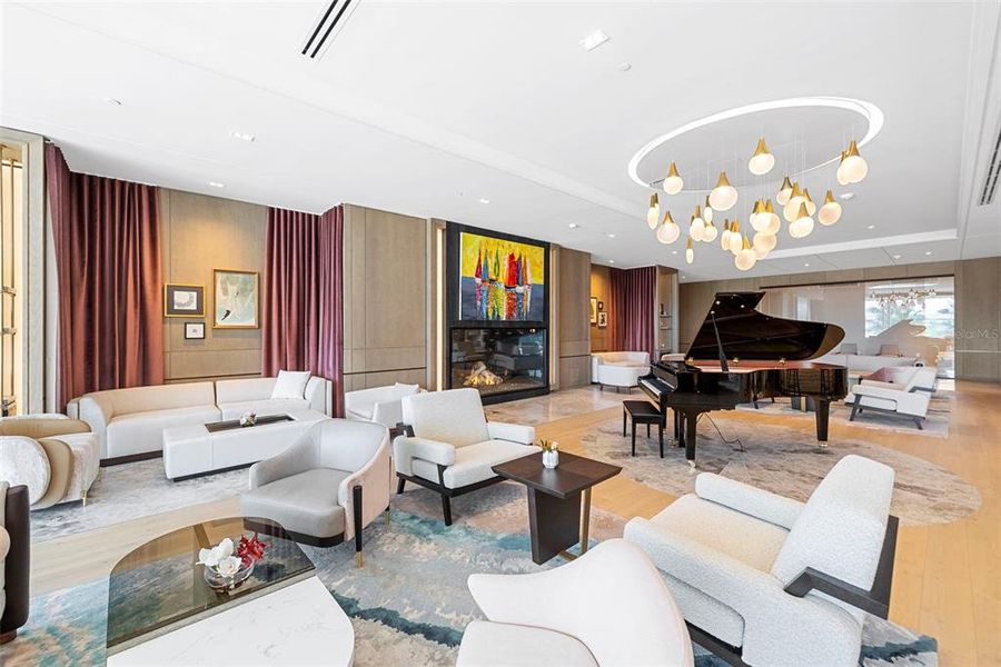 Furnished interior view inside a new home in , Longboat Key (Image 14).