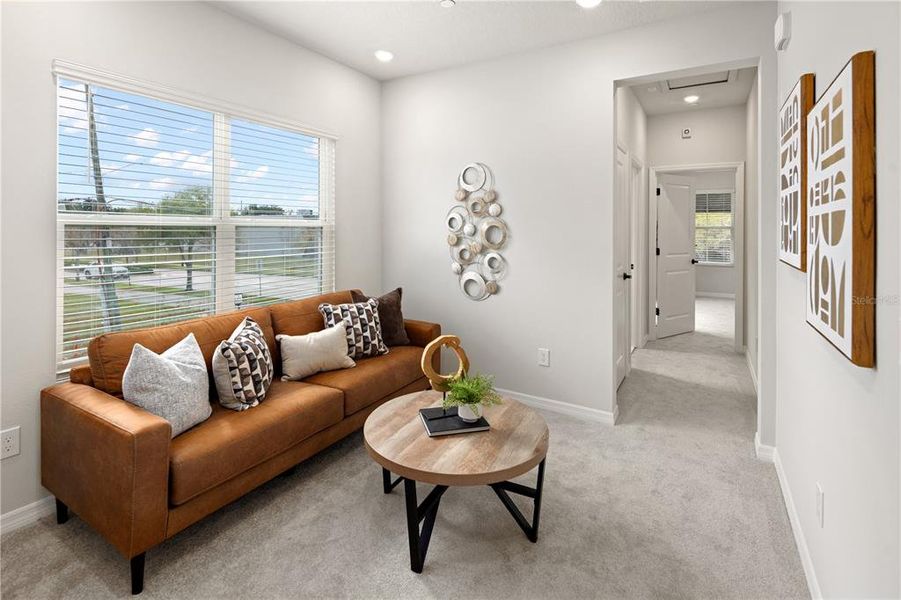 Furnished interior view inside a new home in , Orlando (Image 10). Furnished interior view inside a new home in , Orlando (Image 10).