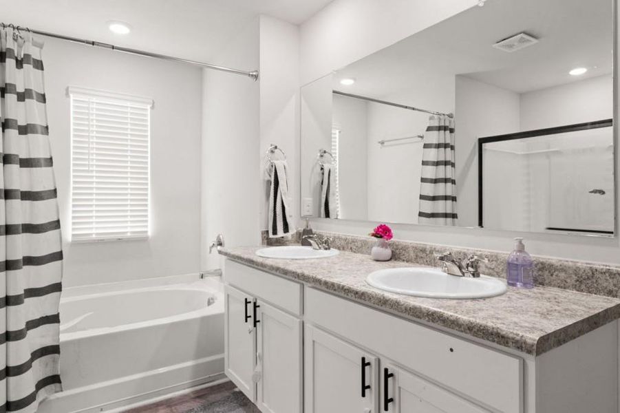 Furnished interior view inside a new home in , Dawsonville (Image 19).