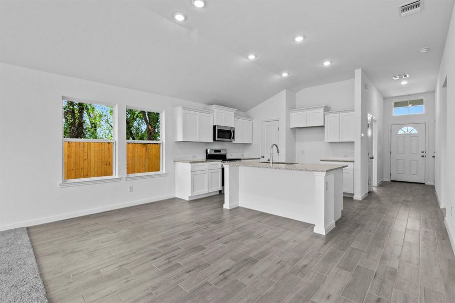 Furnished interior view inside a new home in Butler Farms, Liberty Hill (Image 13). Furnished interior view inside a new home in Butler Farms, Liberty Hill (Image 13).