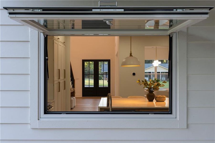 Exterior details and patio area of a home in , Atlanta (Image 33).