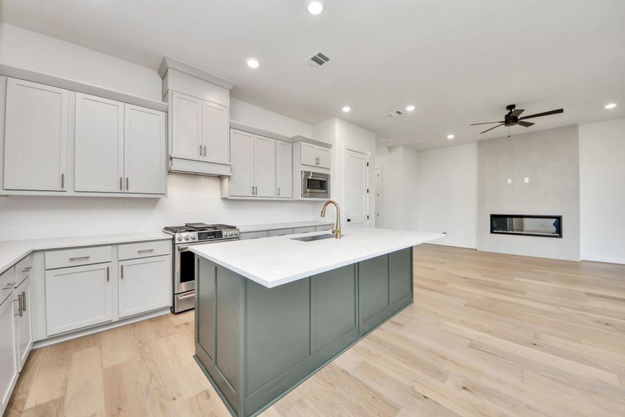 Furnished interior view inside a new home in Caywood Place, Houston (Image 9).