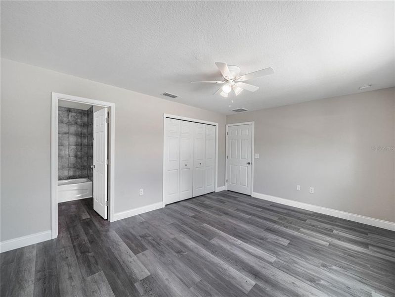 Primary Bedroom. Photos of a completed model. Actual finishes of this home home may not be the same as portrayed in these photos.