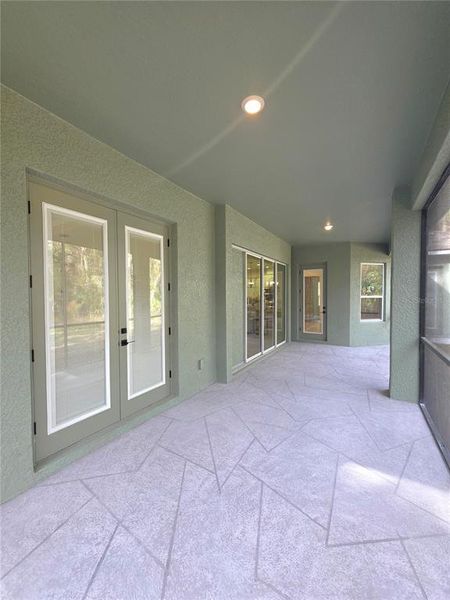 Exterior details and patio area of a home in , Brooksville (Image 27).
