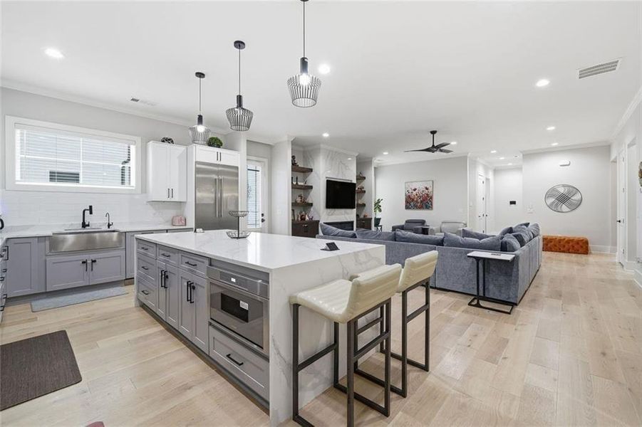 Furnished interior view inside a new home in , Alpharetta (Image 15).
