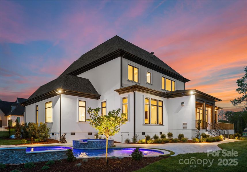 Front exterior of a new home in , Weddington, NC, highlighting curb appeal (Image 22).