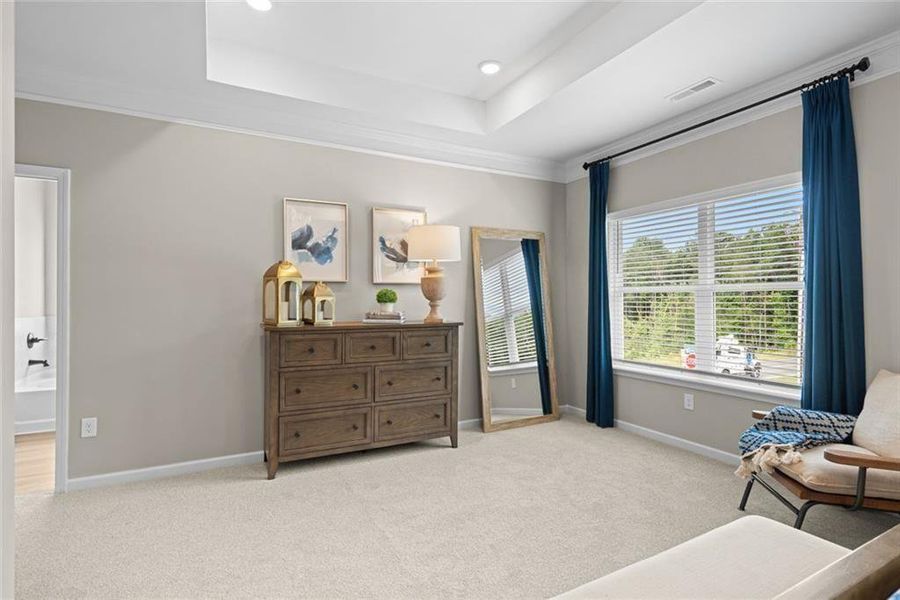 Furnished interior view inside a new home in The Andros, Dalton (Image 12).