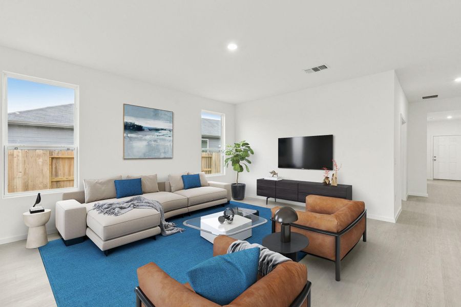 Furnished interior view inside a new home in Windcress, Cove (Image 16).