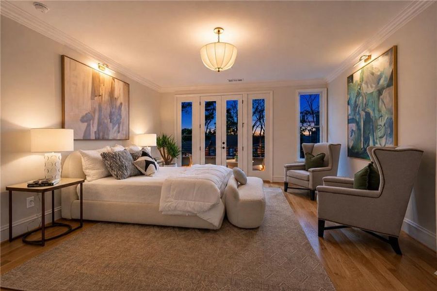 Furnished interior view inside a new home in Delmont, Atlanta (Image 52).