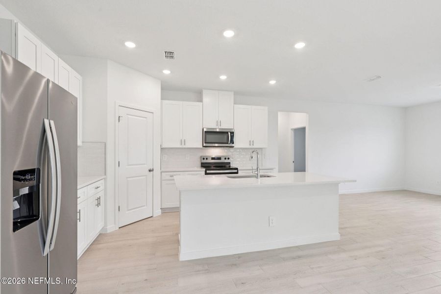 Furnished interior view inside a new home in Azalea Creek, Jacksonville (Image 14).