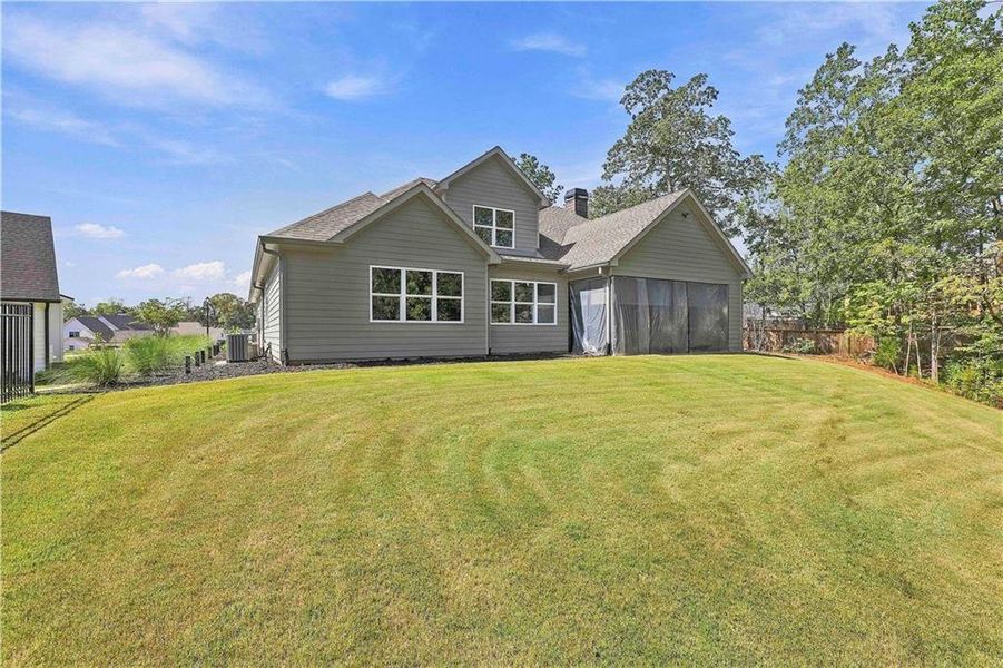 Exterior details and patio area of a home in , Newnan (Image 27).