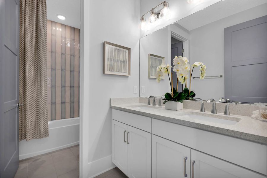 Representative furnished interior of a home built from the The Hernando by Providence Homes (Florida) in Reflections at Nocatee, Nocatee (Image 9).