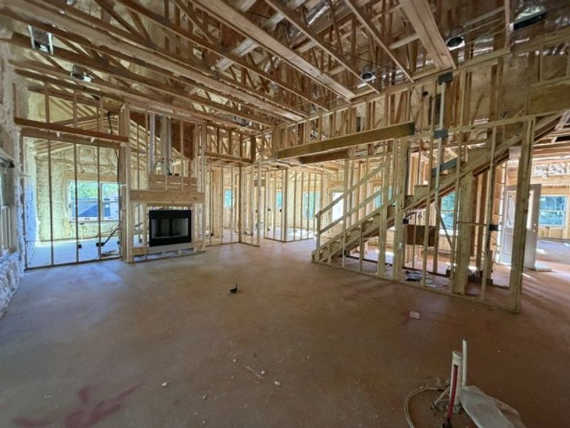 In-progress construction of a new home in Lakefield, Palmetto, GA (Image 3).