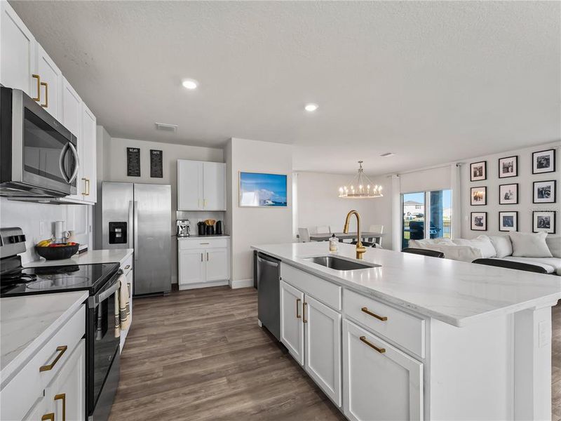 Furnished interior view inside a new home in Star Farms at Lakewood Ranch, Bradenton (Image 17).