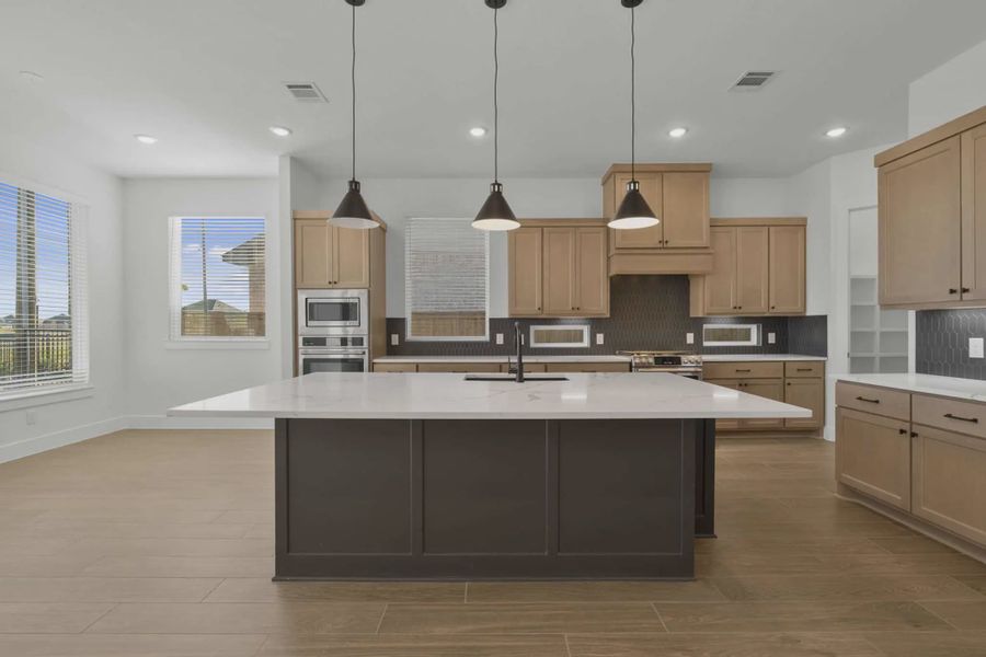 Representative furnished interior of a home built from the Rivercrest by Chesmar Homes in Fulshear Lakes, Fulshear (Image 14).