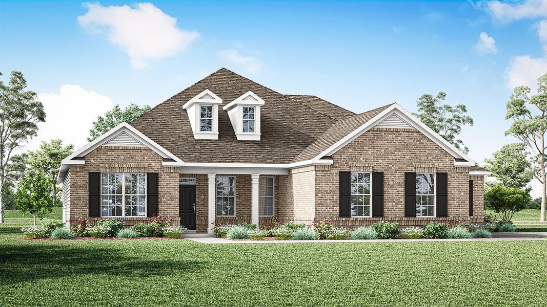 Representative exterior photo of a completed home built from the HOLDEN by D.R. Horton in Harvest Point, Spring Hill, TN (Image 2).