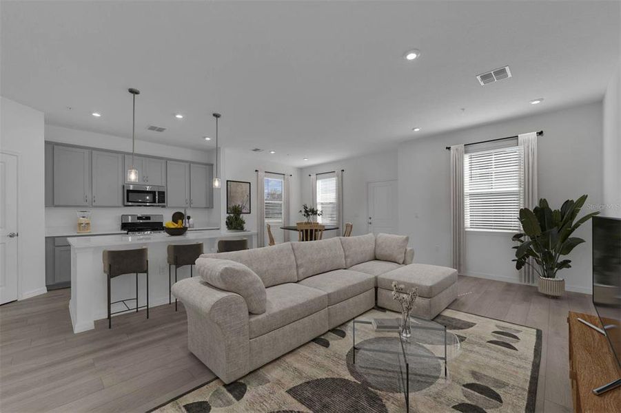 Furnished interior view inside a new home in , Debary (Image 15).