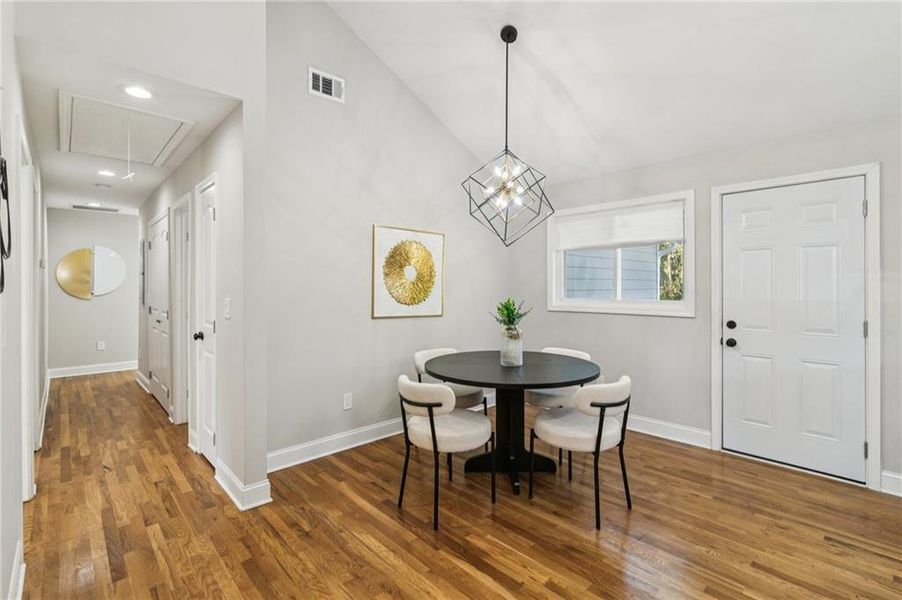Furnished interior view inside a new home in , Decatur (Image 14).