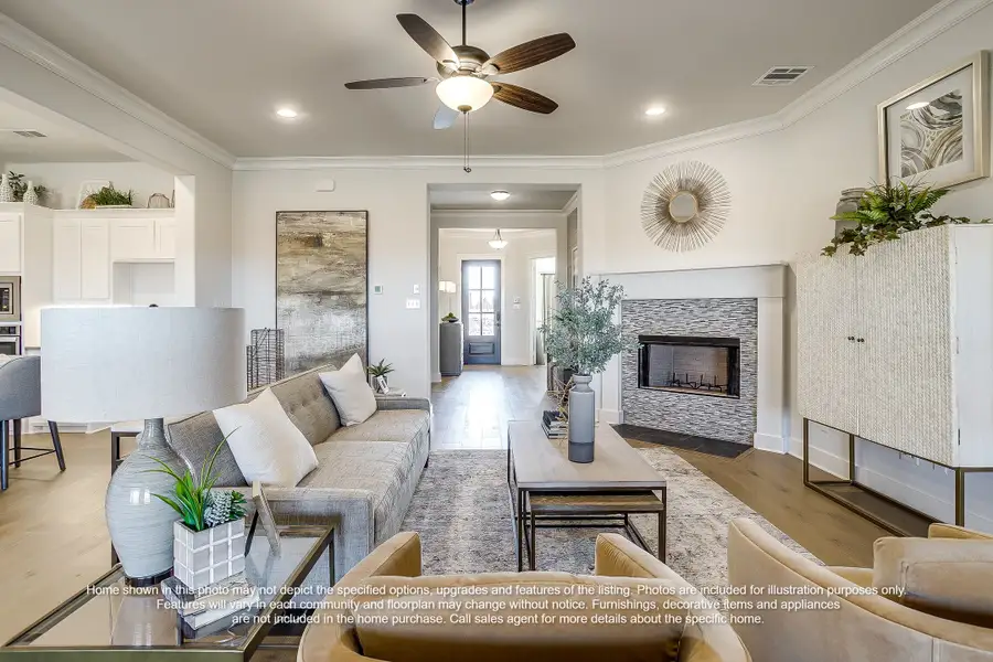 Furnished interior view inside a new home in Chapel Ridge, Waco (Image 5).