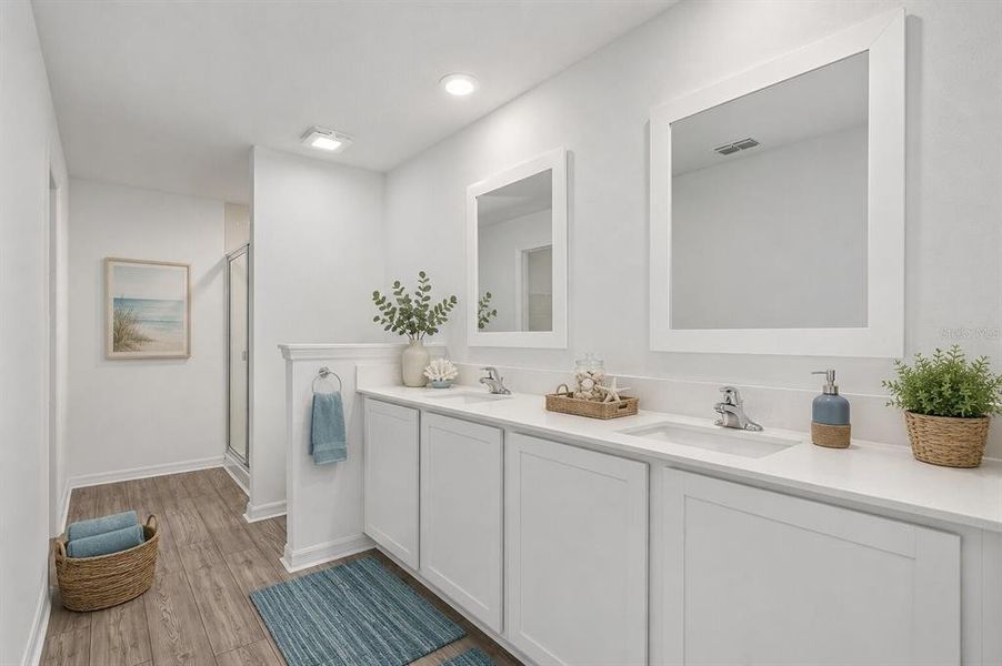 Furnished interior view inside a new home in , Poinciana (Image 9).