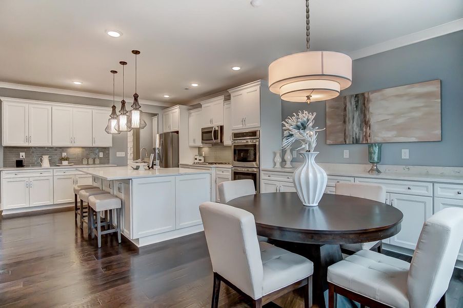 Furnished interior view inside a new home in The Enclave at French Quarter Creek, Huger (Image 30).