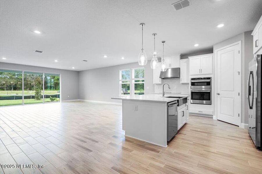 Furnished interior view inside a new home in Colbert Landings, Palm Coast (Image 7).