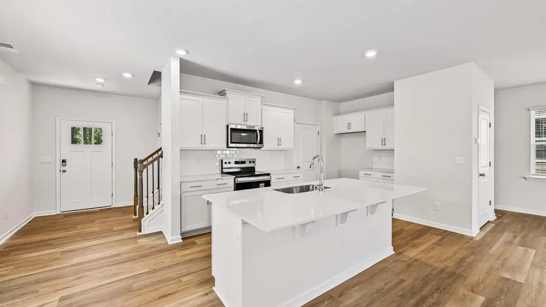 Furnished interior view inside a new home in The Hamptons at Hickory, Hickory (Image 3).