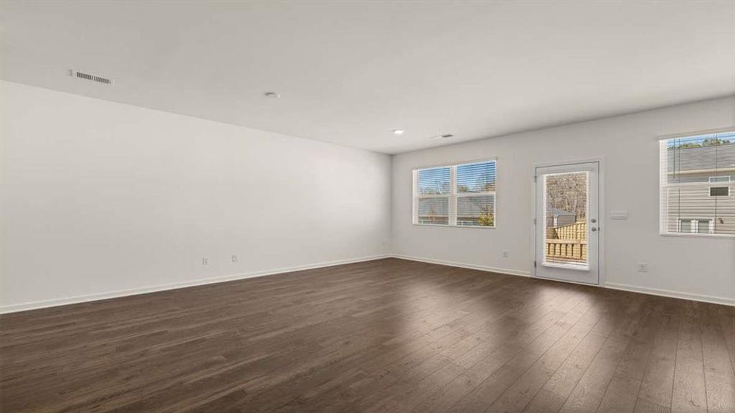 Spacious, unfurnished interior of a new home in Champion's Run, Lithonia (Image 28). Spacious, unfurnished interior of a new home in Champion's Run, Lithonia (Image 28).