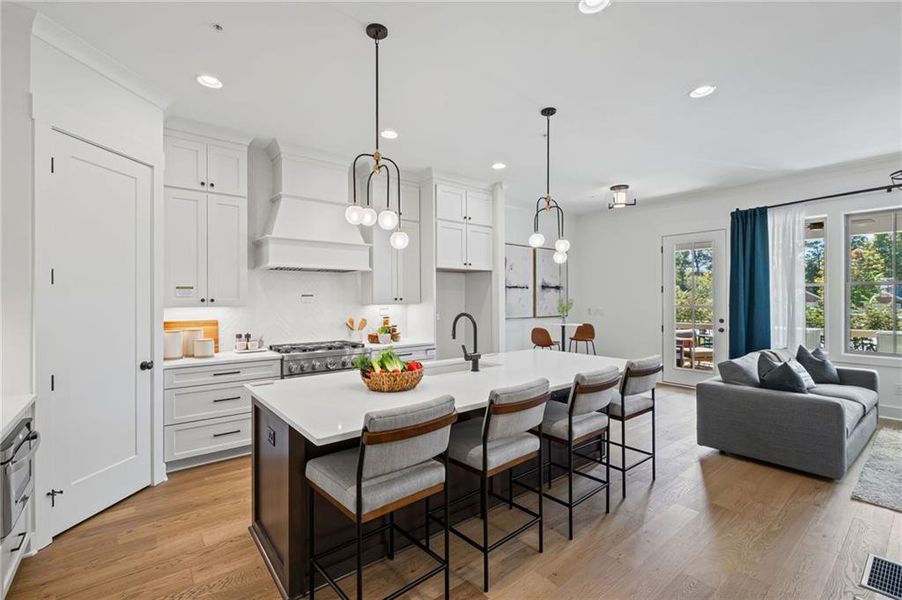 Furnished interior view inside a new home in South on Main, Woodstock (Image 13).