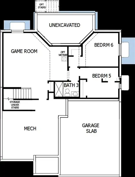 2D floor plan layout of this home in Cloverleaf - Pinnacle Collection, Monument, CO (Image 4). 2D floor plan layout of this home in Cloverleaf - Pinnacle Collection, Monument, CO (Image 4).