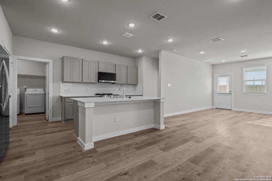 Furnished interior view inside a new home in Applewhite Meadows, San Antonio (Image 9). Furnished interior view inside a new home in Applewhite Meadows, San Antonio (Image 9).