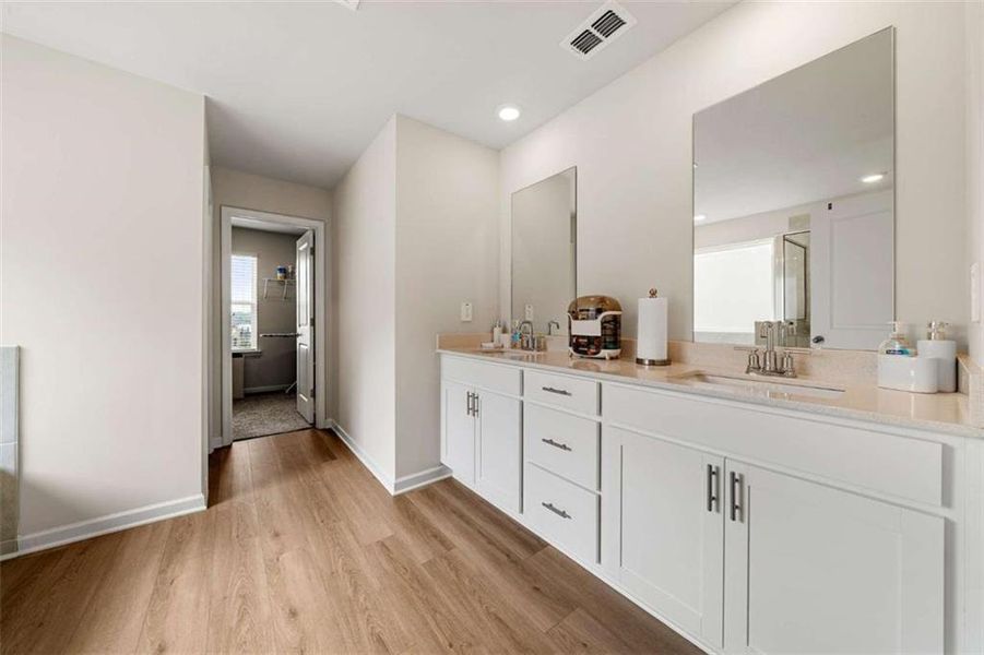 Furnished interior view inside a new home in Creekside at Oxford Park, Fairburn (Image 5).