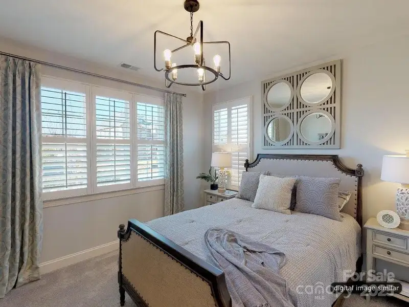 Furnished interior in a model home at McLean - South Shore in Clover (Image 6).