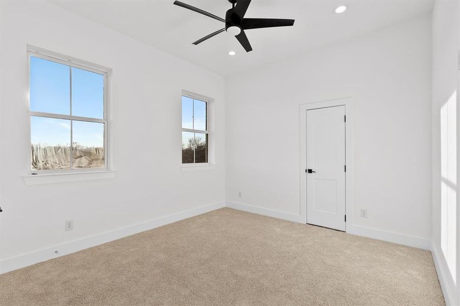 One of the upstairs bedrooms- great space and natural light!
