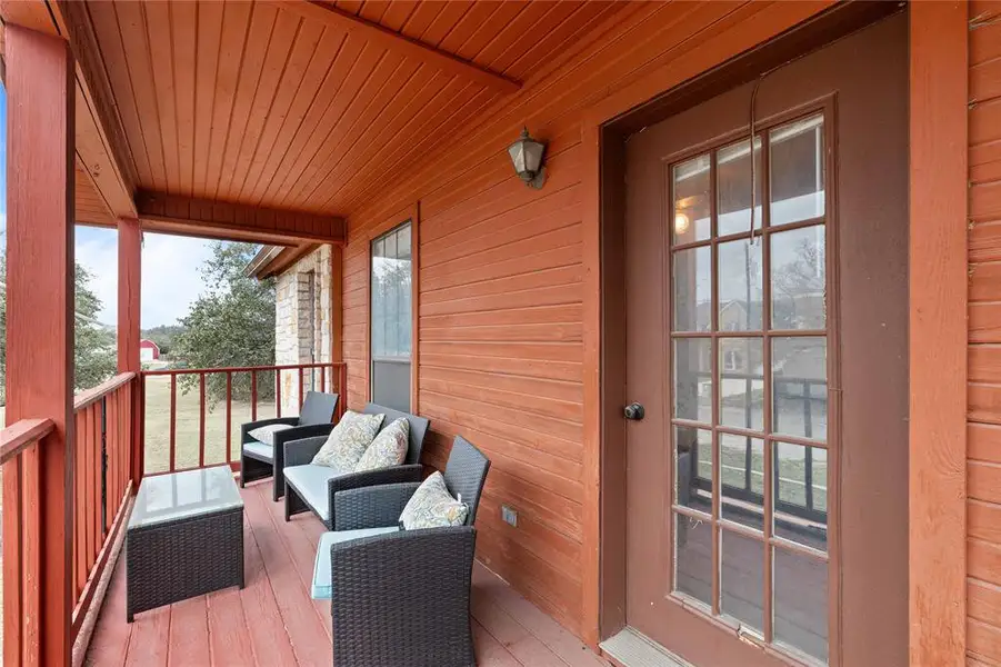 Exterior details and patio area of a home in , Brownwood (Image 3).