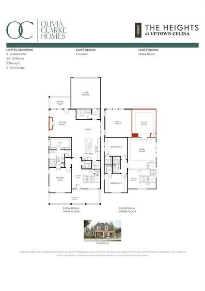 2D floor plan layout of this home in , Celina, TX (Image 4).