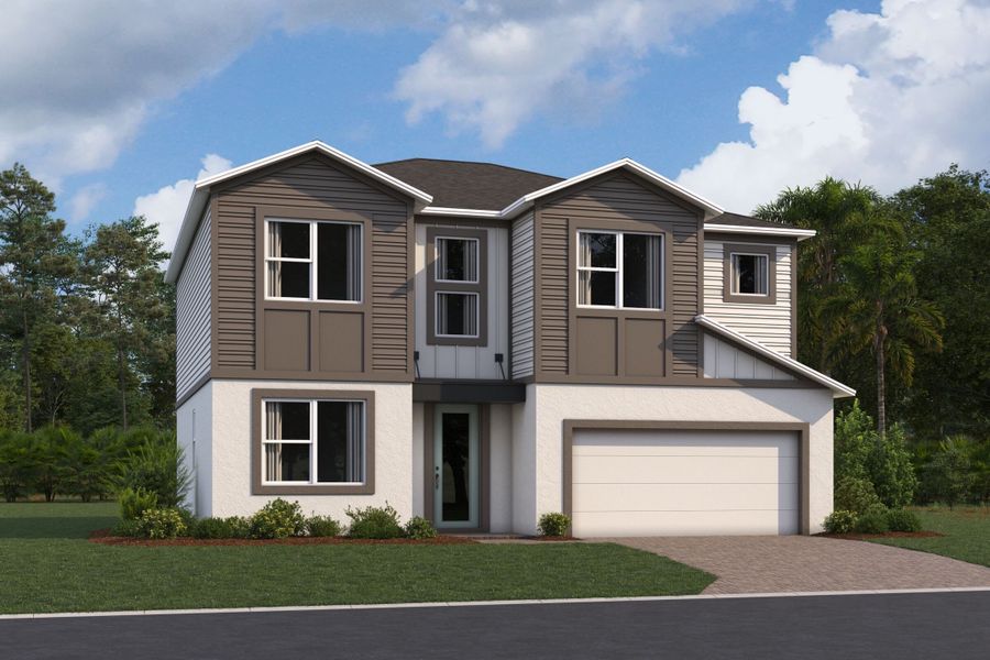 Santa Barbara II Elevation Contemporary Santa Barbara II Elevation Contemporary