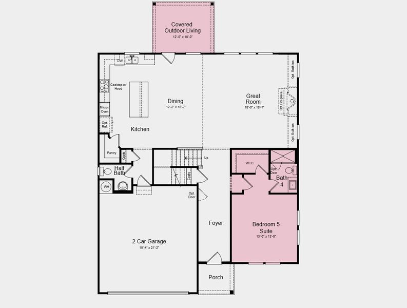 2D floor plan layout of this home in Nichols Farm, Dacula, GA (Image 7).