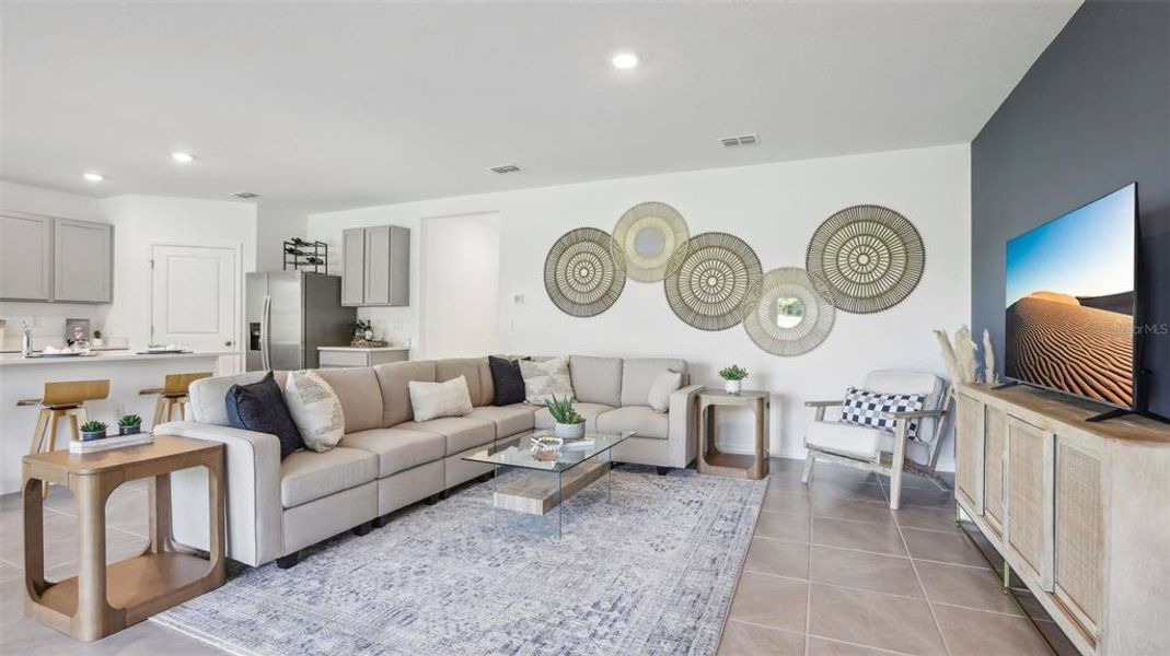 Furnished interior view inside a new home in Rye Crossing, Parrish (Image 24).