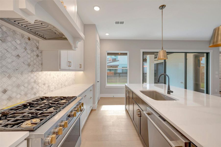 Furnished interior view inside a new home in Easthaven at Bridgeland Central - Vision Collection, Cypress (Image 4).