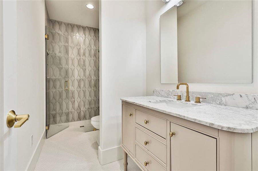 Furnished interior view inside a new home in Gardens at Arbor Springs, Newnan (Image 6).