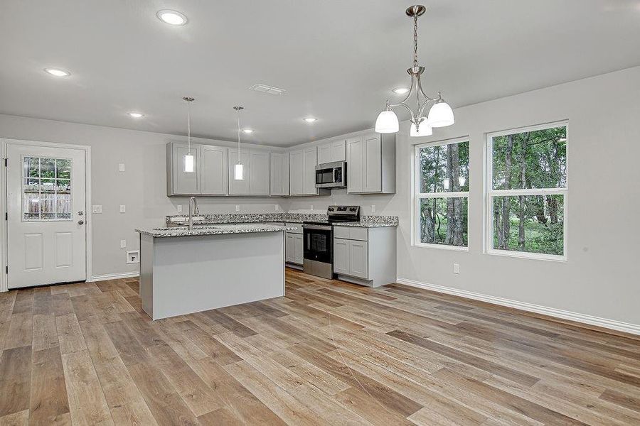 Furnished interior view inside a new home in , Fort Worth (Image 10).