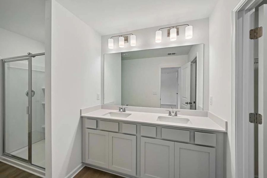 Primary Bathroom featuring Milan Collection Finishes