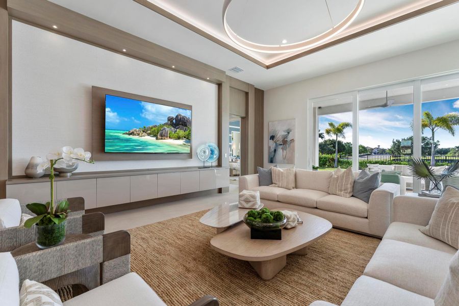 Furnished interior view inside a new home in , Port St. Lucie (Image 24).