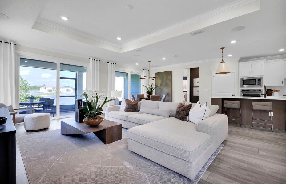 Representative furnished interior of a home built from the Mystique by Pulte Homes in Seminole Palms, Palm Coast (Image 14).