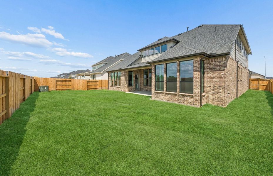 Exterior details and patio area of a home in Katy Court, Katy (Image 23).